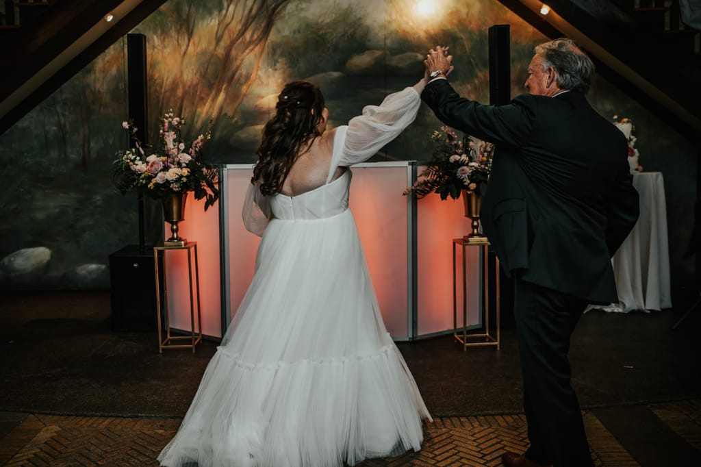 Courtney and Eric on their wedding day, photograph 125 of 151