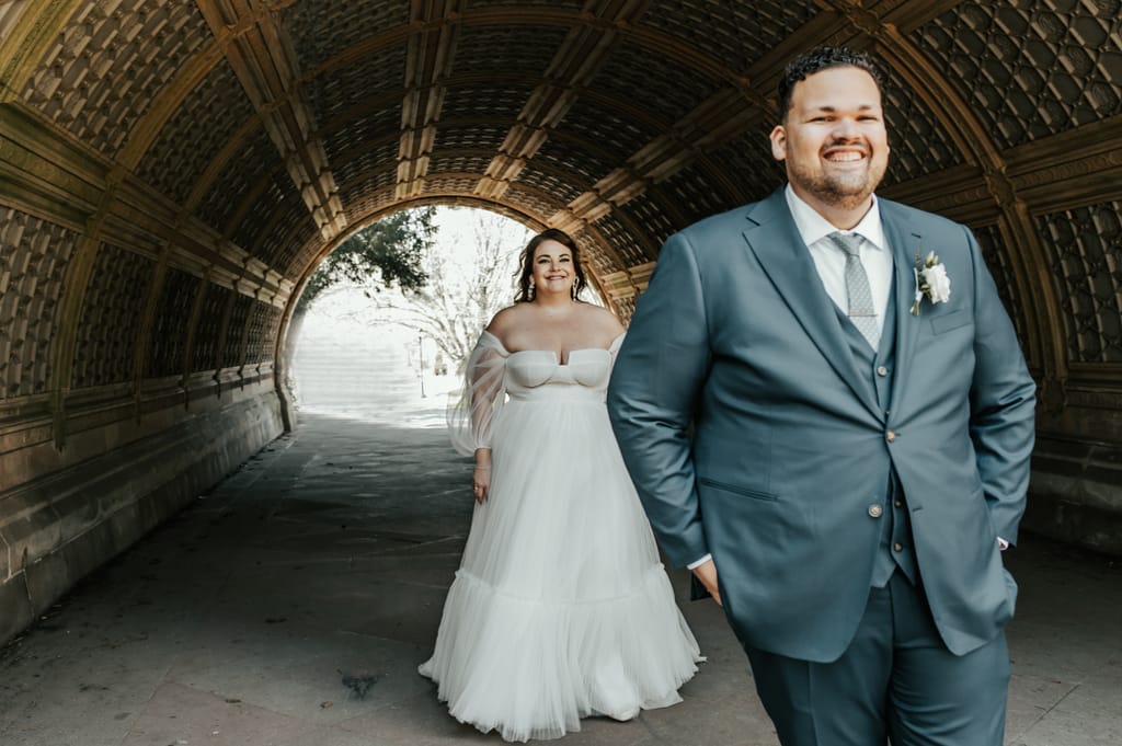 Courtney and Eric on their wedding day, photograph 34 of 151
