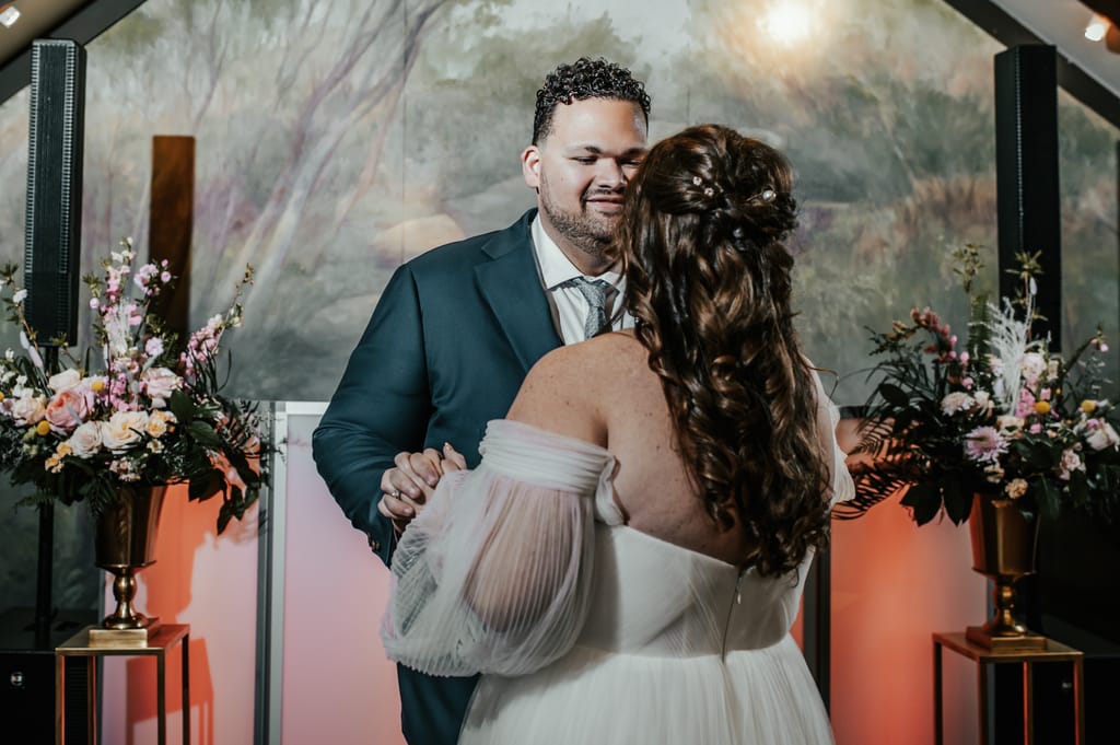 Courtney and Eric on their wedding day, photograph 120 of 151