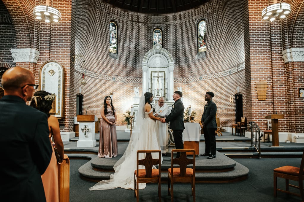 Emmily and Danny on their wedding day, photograph 37 of 138