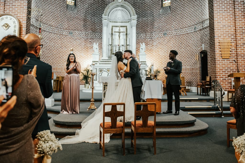 Emmily and Danny on their wedding day, photograph 41 of 138