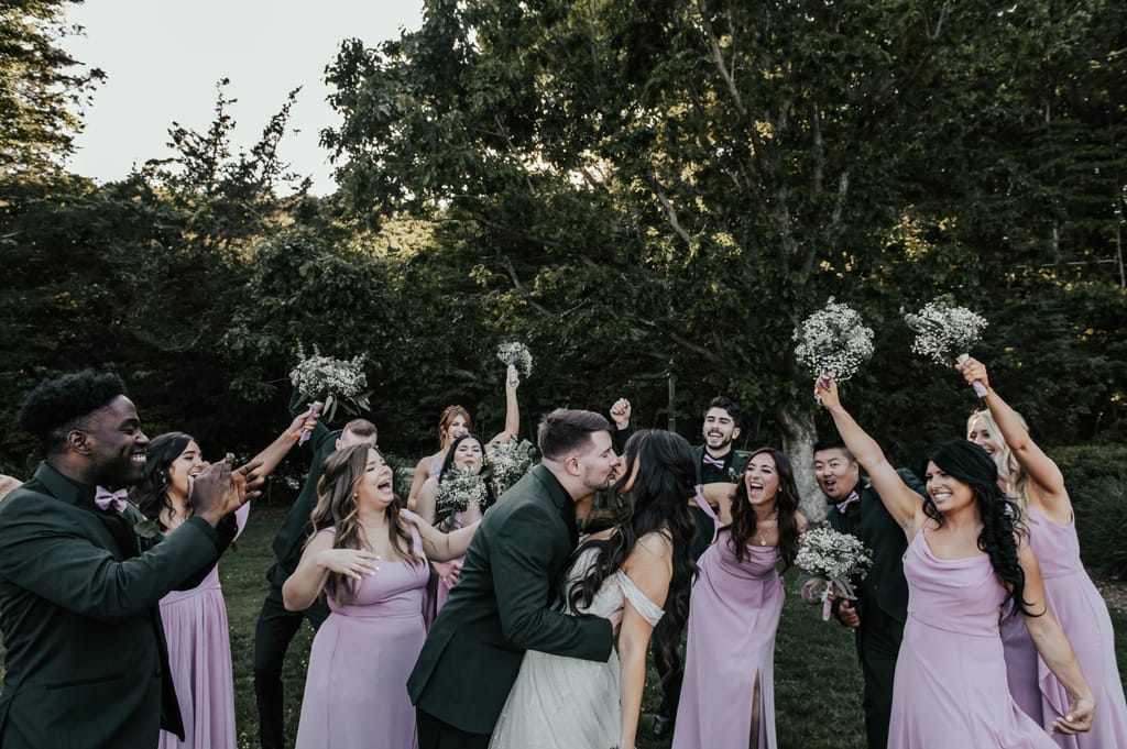 Emmily and Danny on their wedding day, photograph 76 of 138