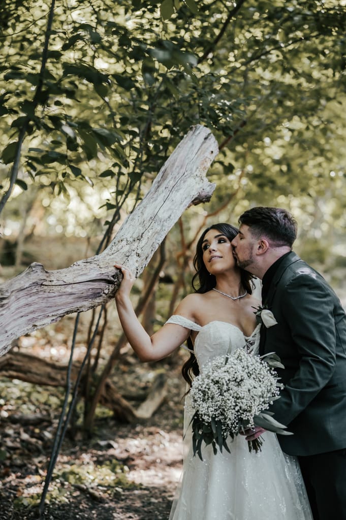 Emmily and Danny on their wedding day, photograph 56 of 138