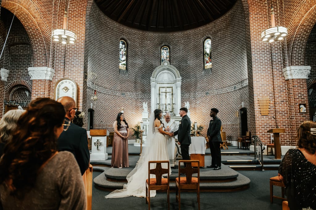 Emmily and Danny on their wedding day, photograph 40 of 138