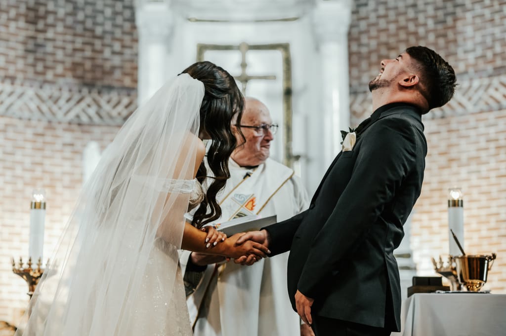 Emmily and Danny on their wedding day, photograph 38 of 138