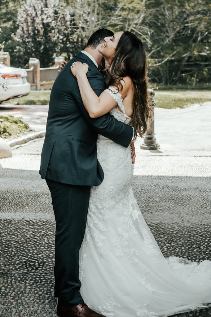 Katie and Bruce on their wedding day, photograph 19 of 116