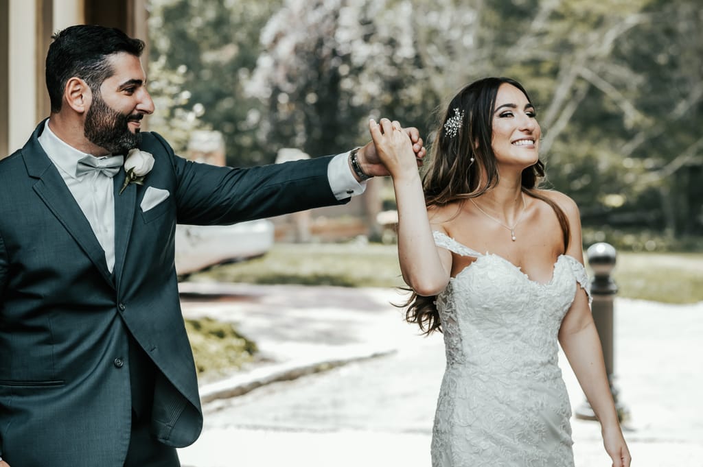 Katie and Bruce on their wedding day, photograph 18 of 116