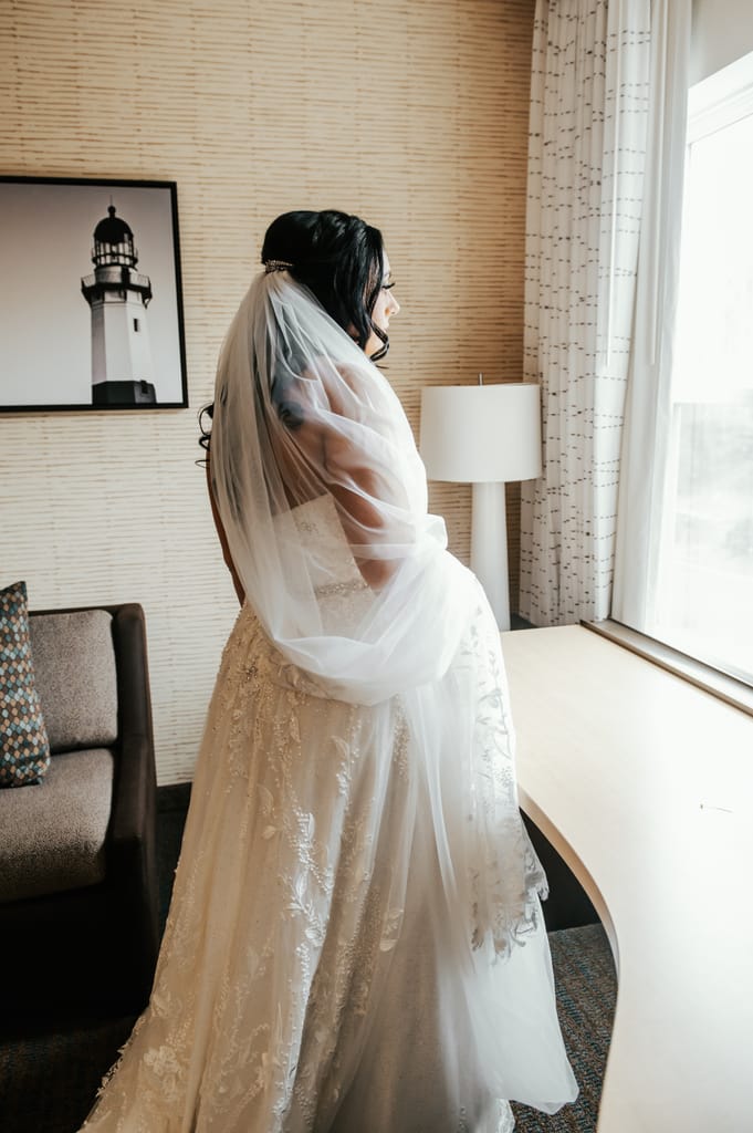 Kristen and Mike on their wedding day, photograph 20 of 122