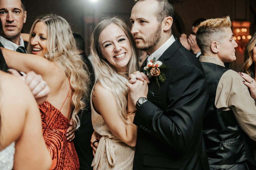 Kristen and Mike on their wedding day, photograph 102 of 122
