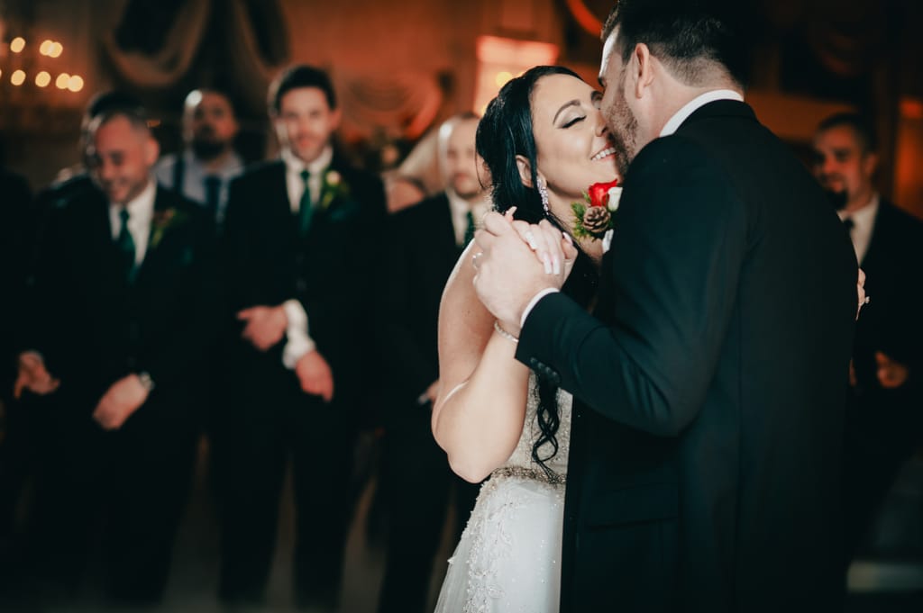 Kristen and Mike on their wedding day, photograph 98 of 122