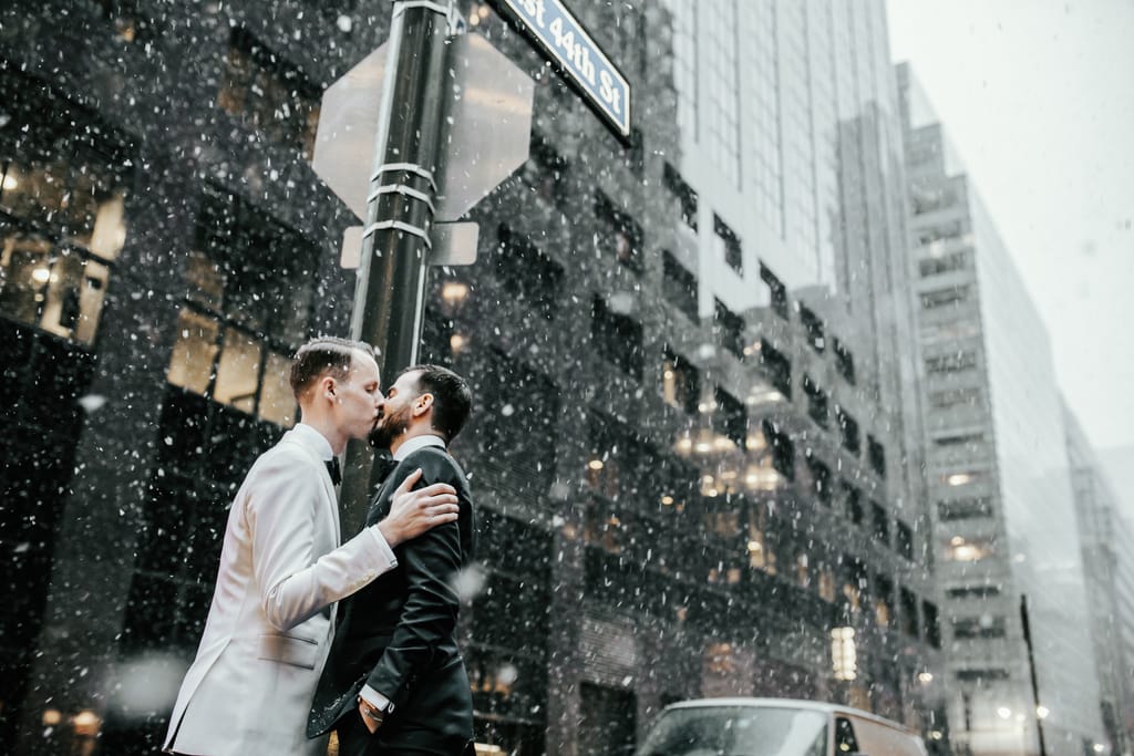 Kyle and Carl on their wedding day, photograph 45 of 100