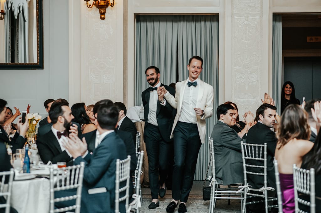 Kyle and Carl on their wedding day, photograph 69 of 100