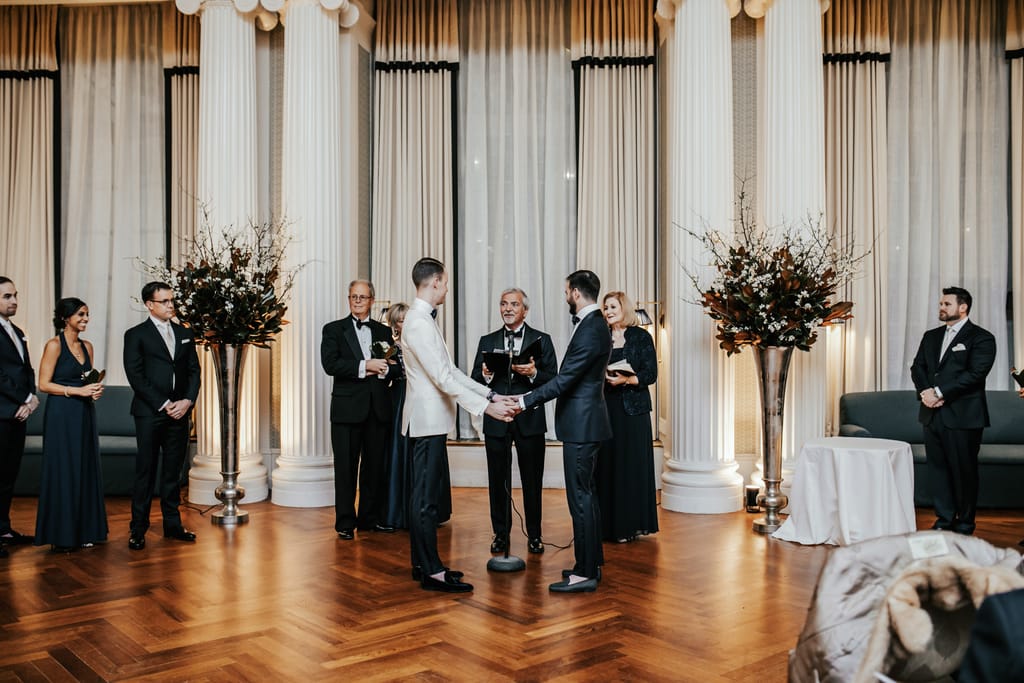 Kyle and Carl on their wedding day, photograph 60 of 100
