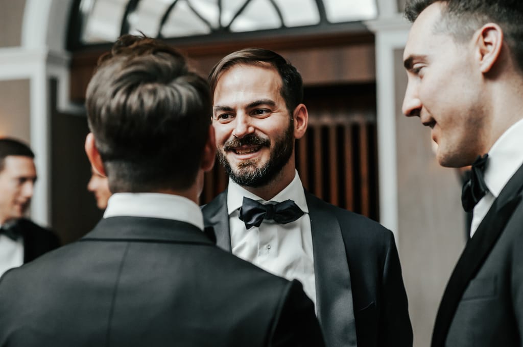 Kyle and Carl on their wedding day, photograph 68 of 100