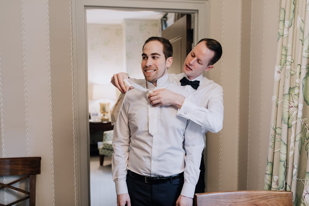 Kyle and Carl on their wedding day, photograph 11 of 100