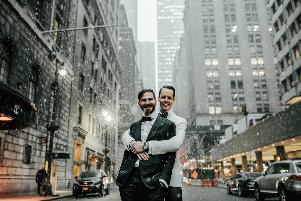Kyle and Carl on their wedding day, photograph 41 of 100