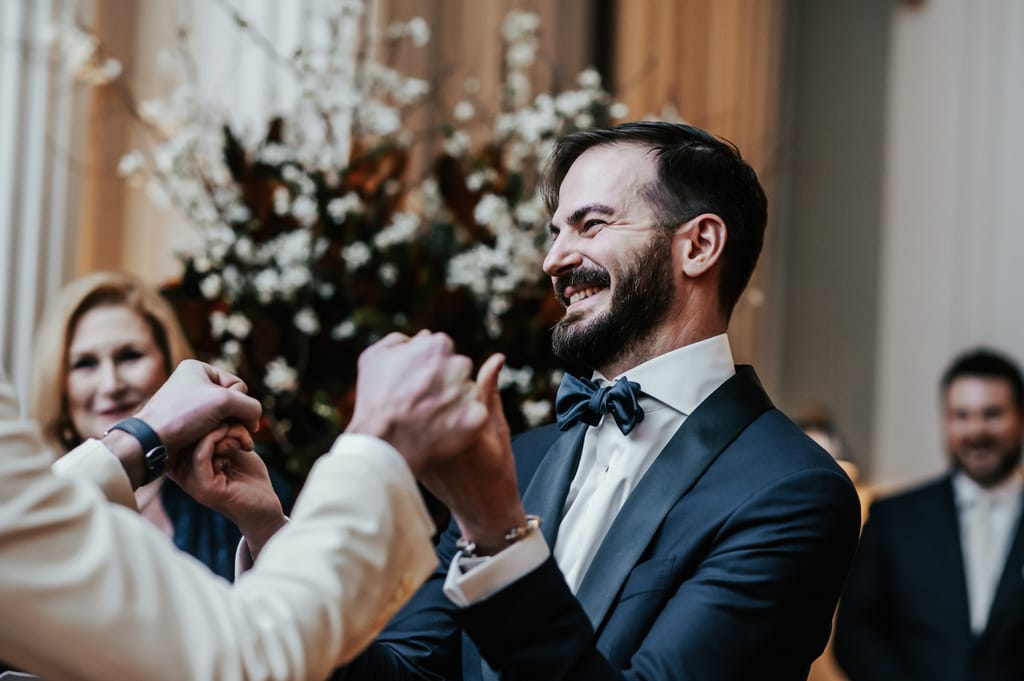 Kyle and Carl on their wedding day, photograph 56 of 100