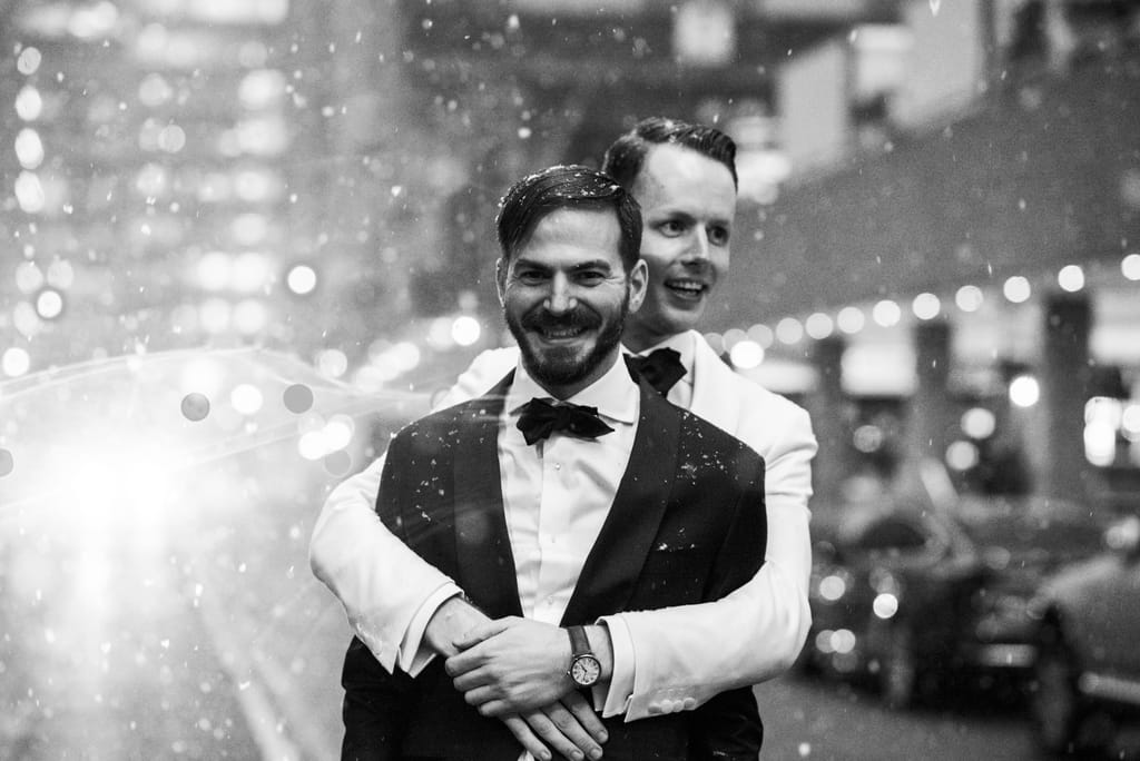 Kyle and Carl on their wedding day, photograph 42 of 100