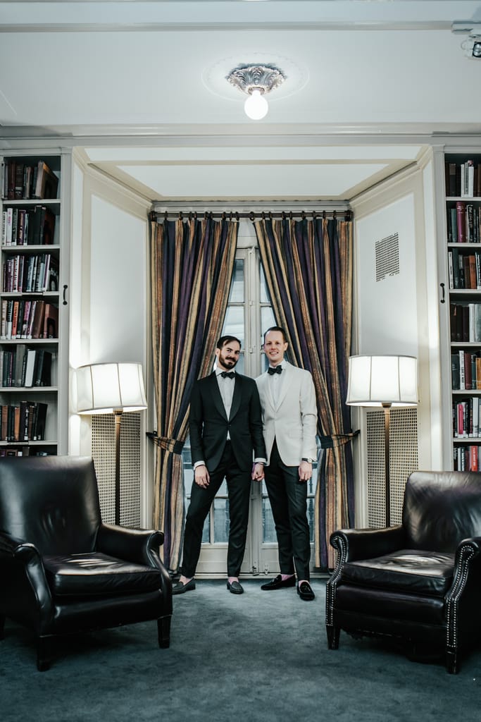 Kyle and Carl on their wedding day, photograph 31 of 100
