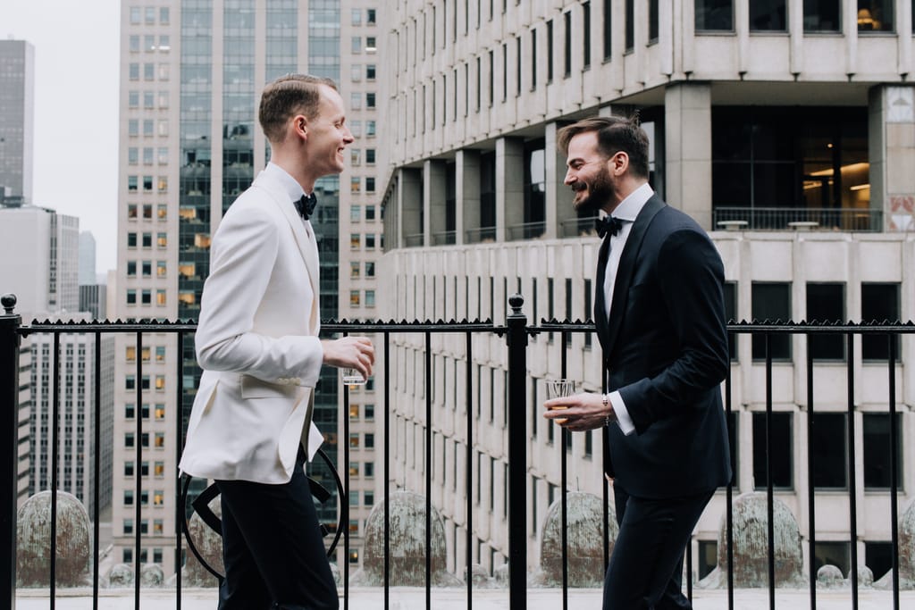 Kyle and Carl on their wedding day, photograph 27 of 100