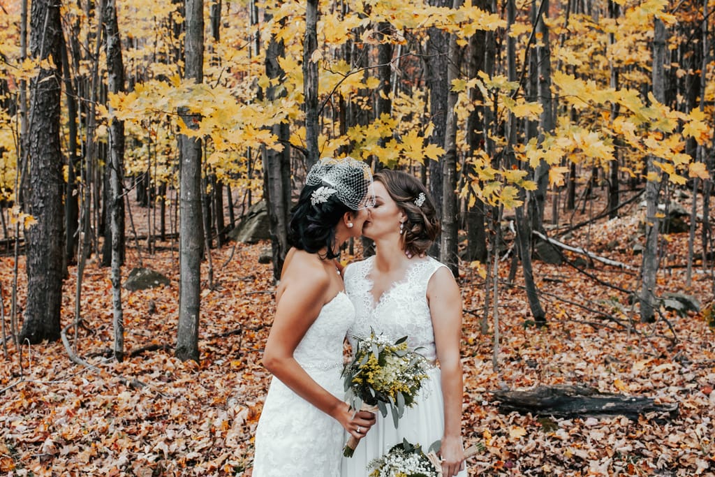 Melissa and Natalie on their wedding day, photograph 34 of 112