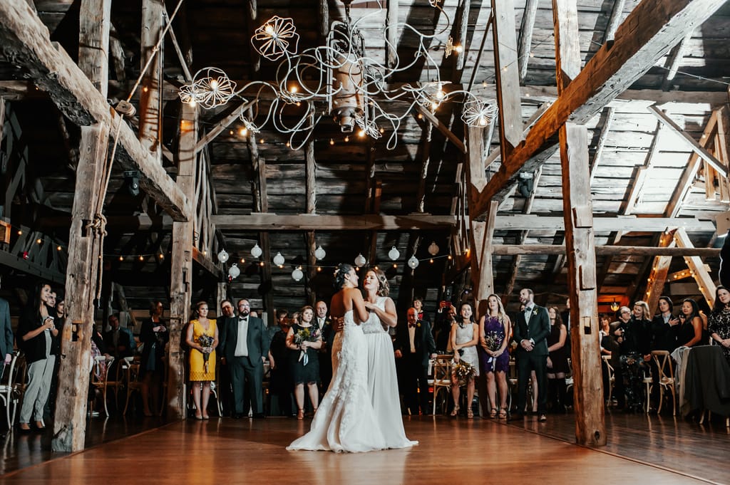 Melissa and Natalie on their wedding day, photograph 100 of 112