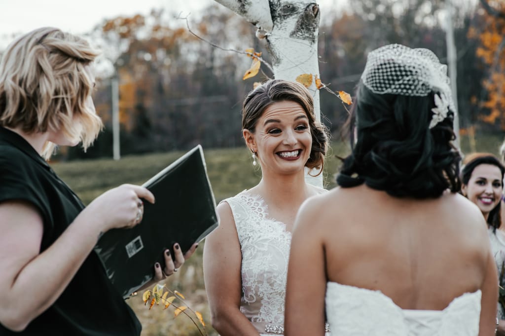 Melissa and Natalie on their wedding day, photograph 73 of 112