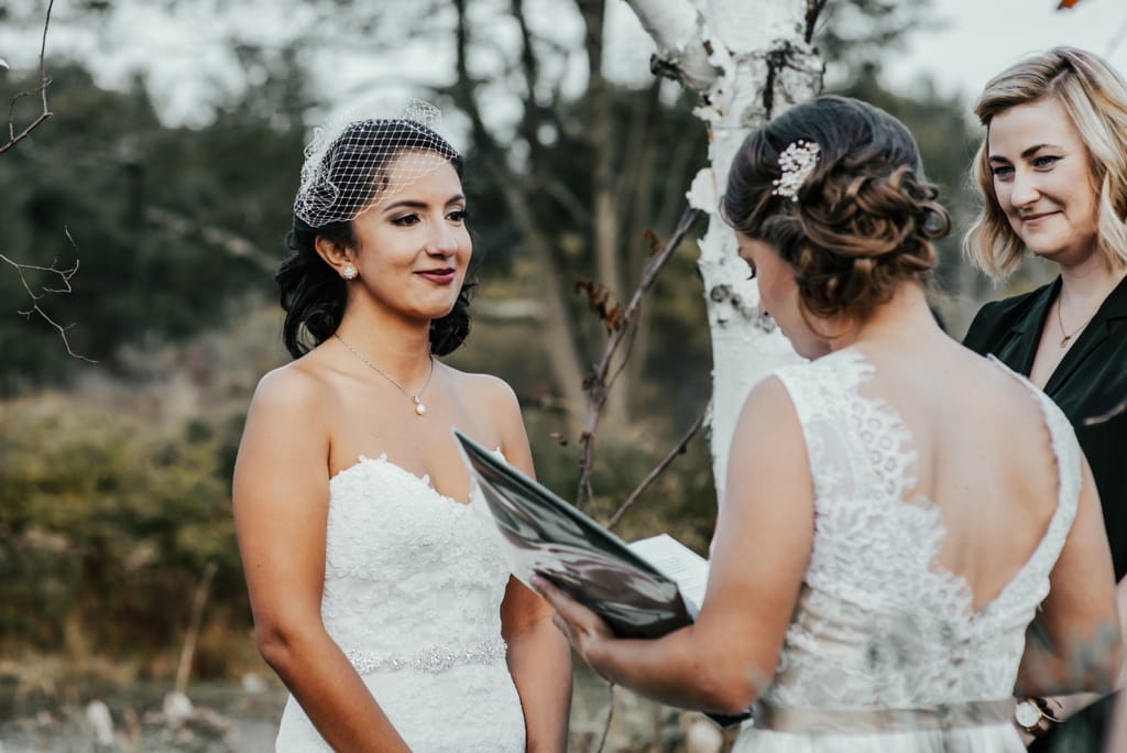 Melissa and Natalie on their wedding day, photograph 79 of 112
