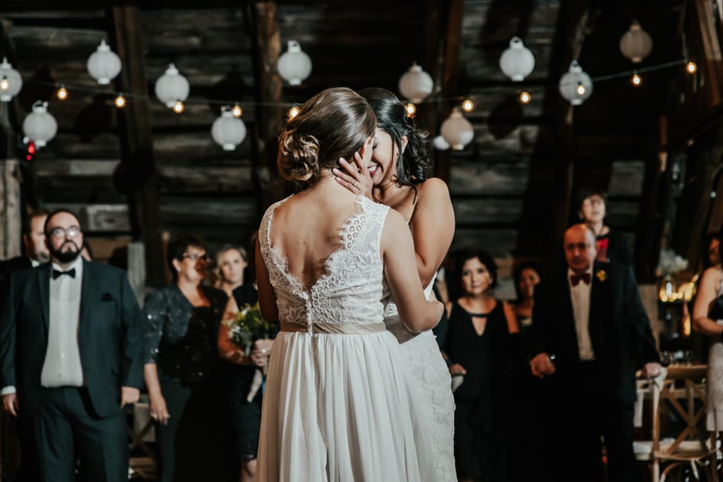 Melissa and Natalie on their wedding day, photograph 103 of 112