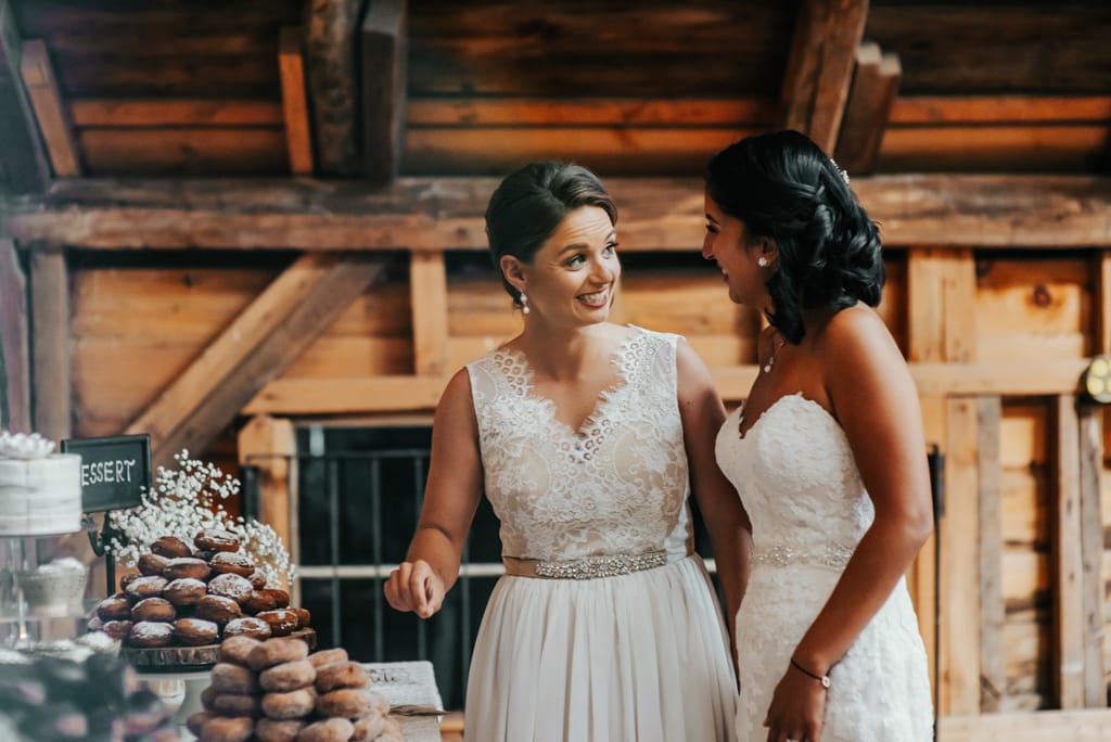 Melissa and Natalie on their wedding day, photograph 111 of 112