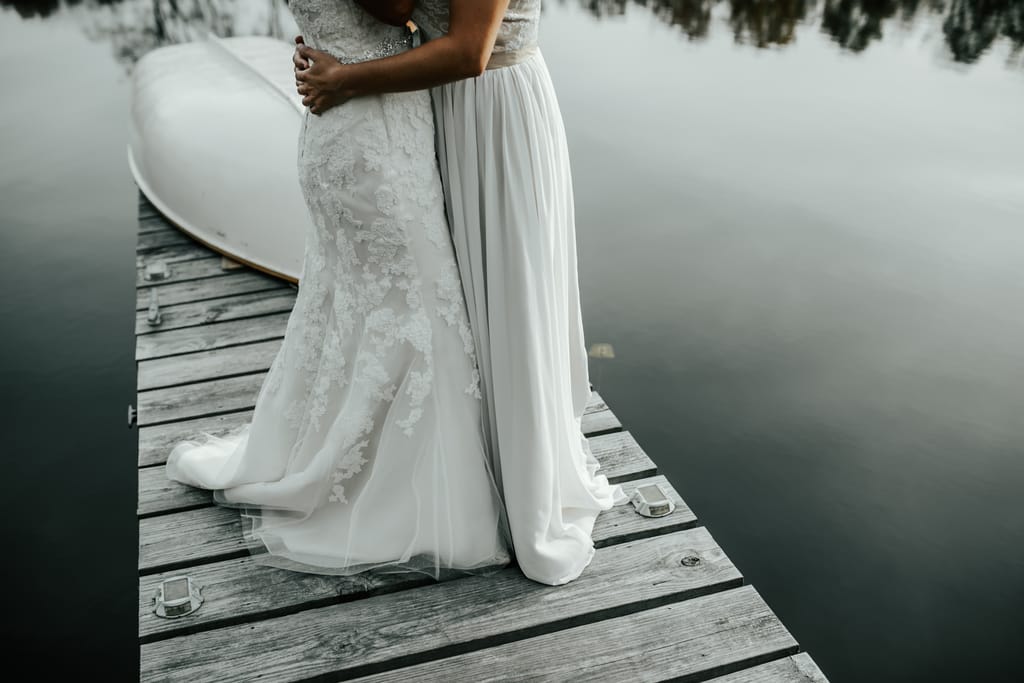 Melissa and Natalie on their wedding day, photograph 57 of 112