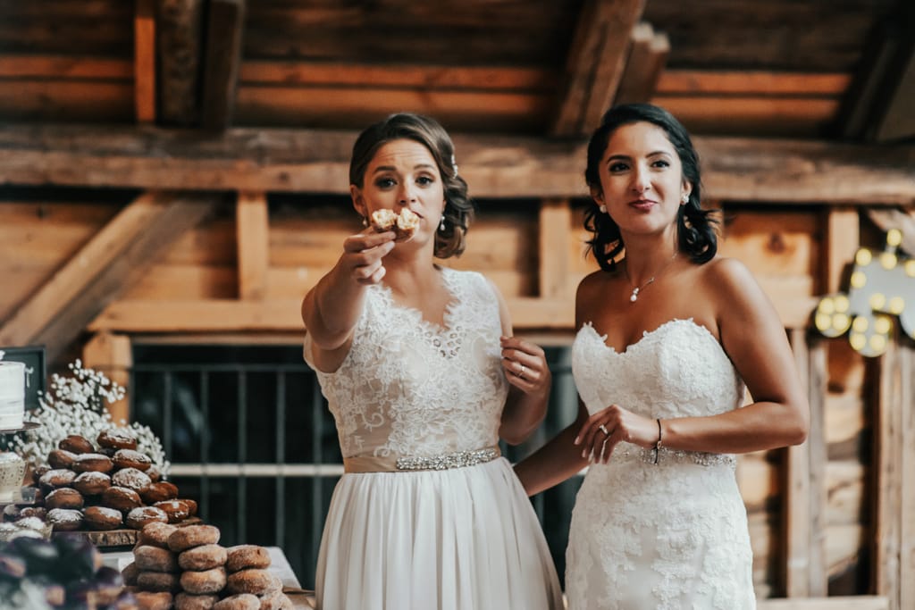 Melissa and Natalie on their wedding day, photograph 112 of 112
