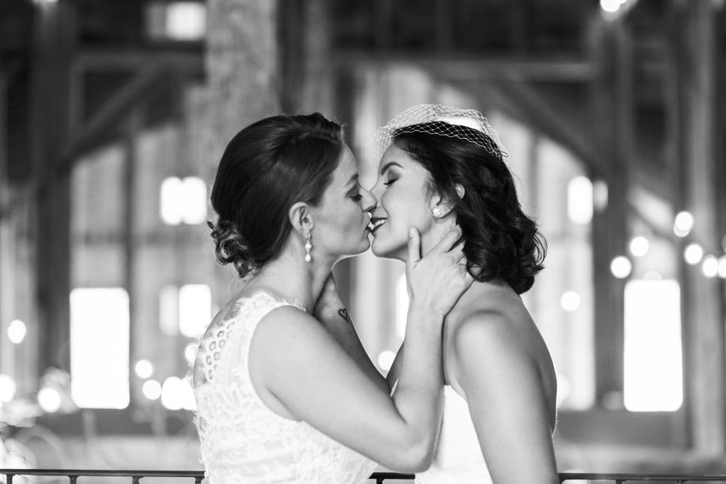 Melissa and Natalie on their wedding day, photograph 59 of 112
