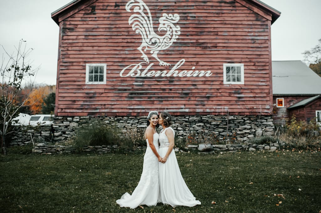 Melissa and Natalie on their wedding day, photograph 96 of 112
