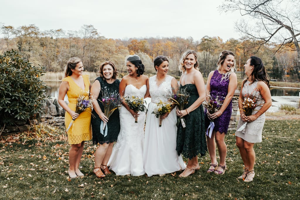 Melissa and Natalie on their wedding day, photograph 44 of 112