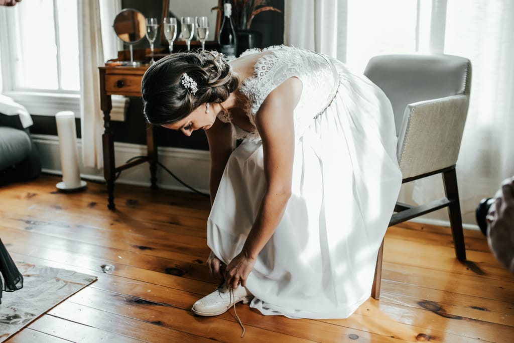 Melissa and Natalie on their wedding day, photograph 12 of 112