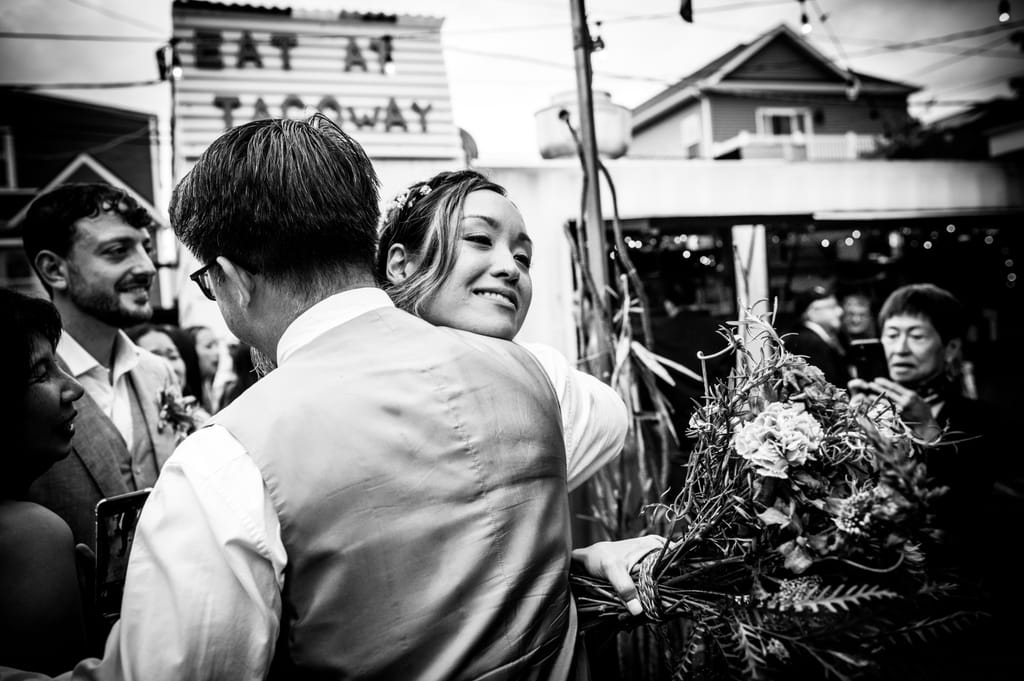 Rachel and David on their wedding day, photograph 97 of 143