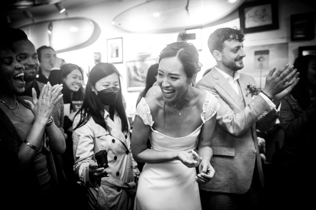 Rachel and David on their wedding day, photograph 117 of 143