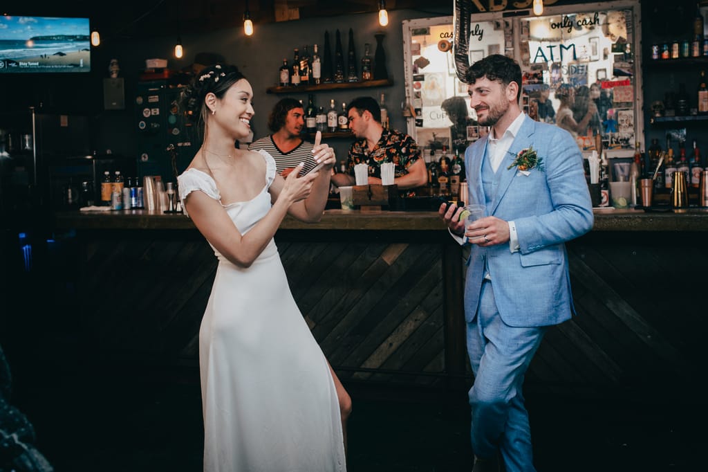 Rachel and David on their wedding day, photograph 105 of 143