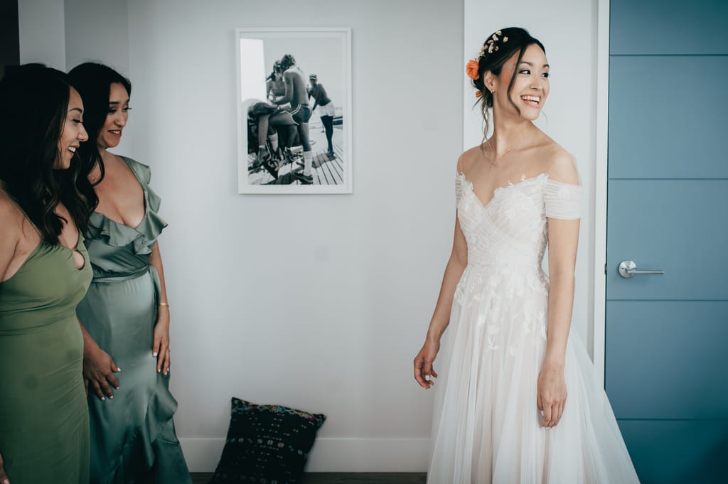 Rachel and David on their wedding day, photograph 36 of 143