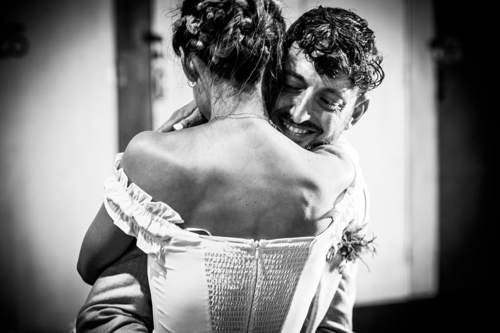 Rachel and David on their wedding day, photograph 127 of 143