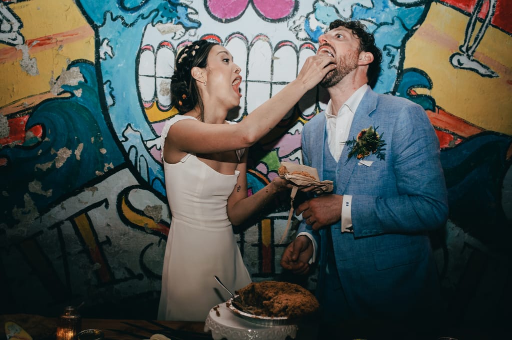 Rachel and David on their wedding day, photograph 142 of 143