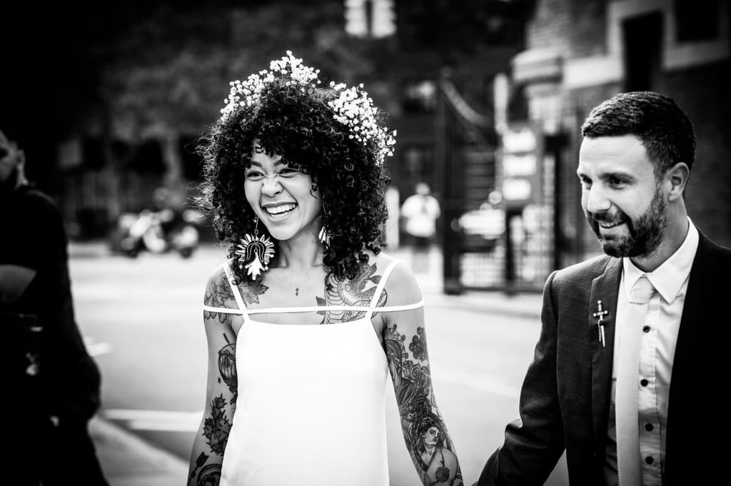 Sophie and Ben on their wedding day, photograph 12 of 100