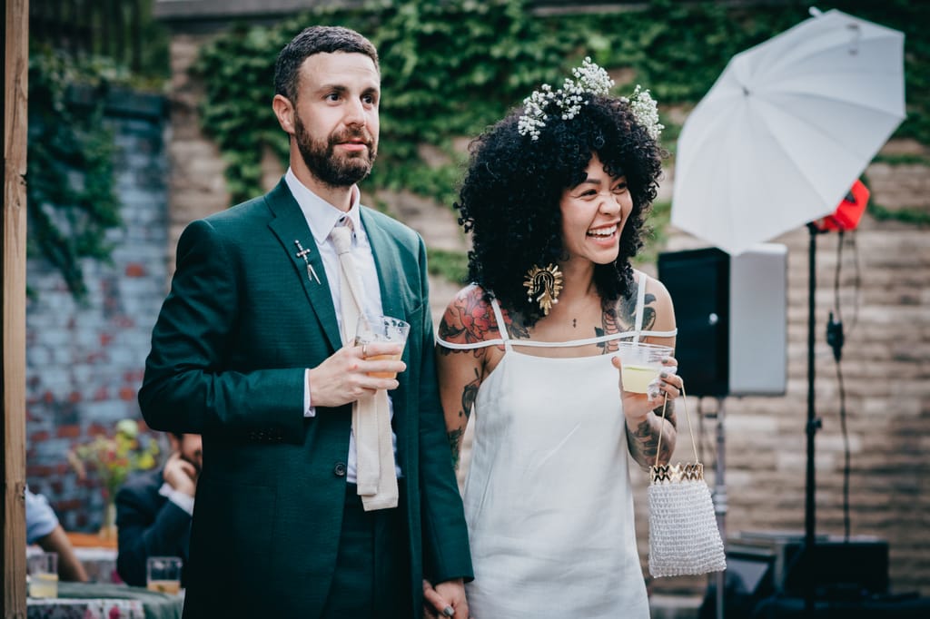 Sophie and Ben on their wedding day, photograph 18 of 100