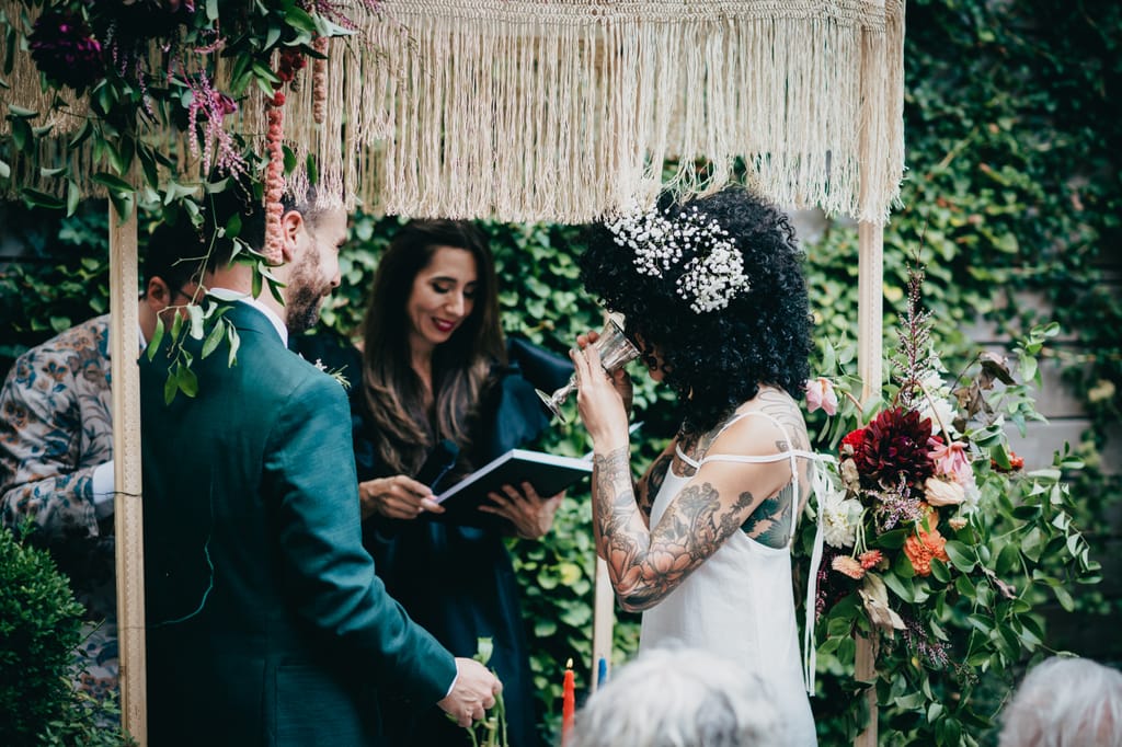 Sophie and Ben on their wedding day, photograph 3 of 100