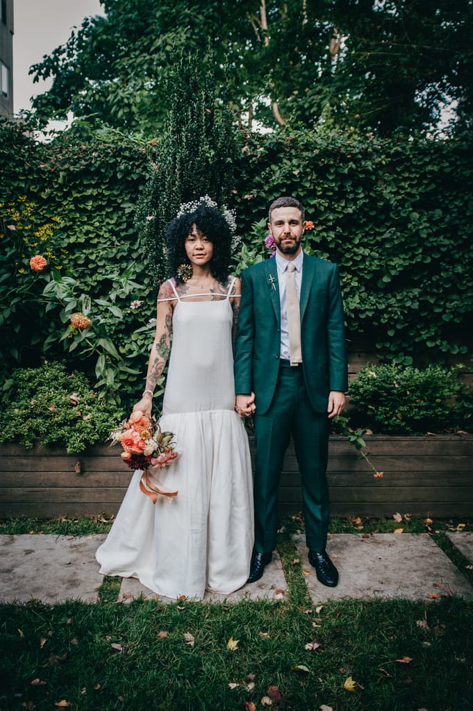 Sophie and Ben on their wedding day, photograph 71 of 100