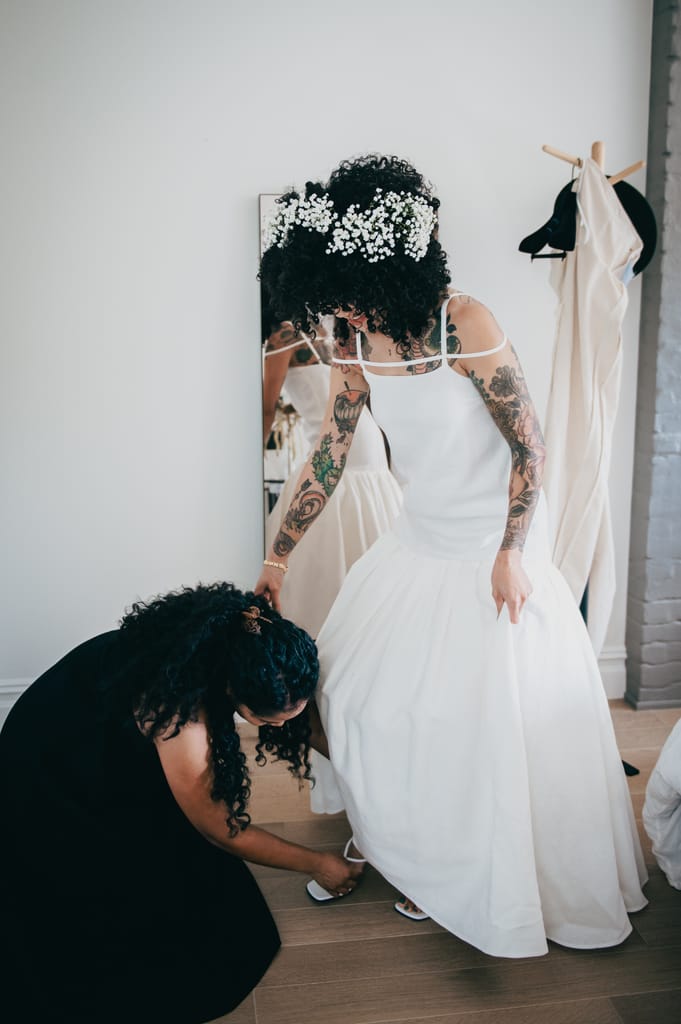 Sophie and Ben on their wedding day, photograph 32 of 100