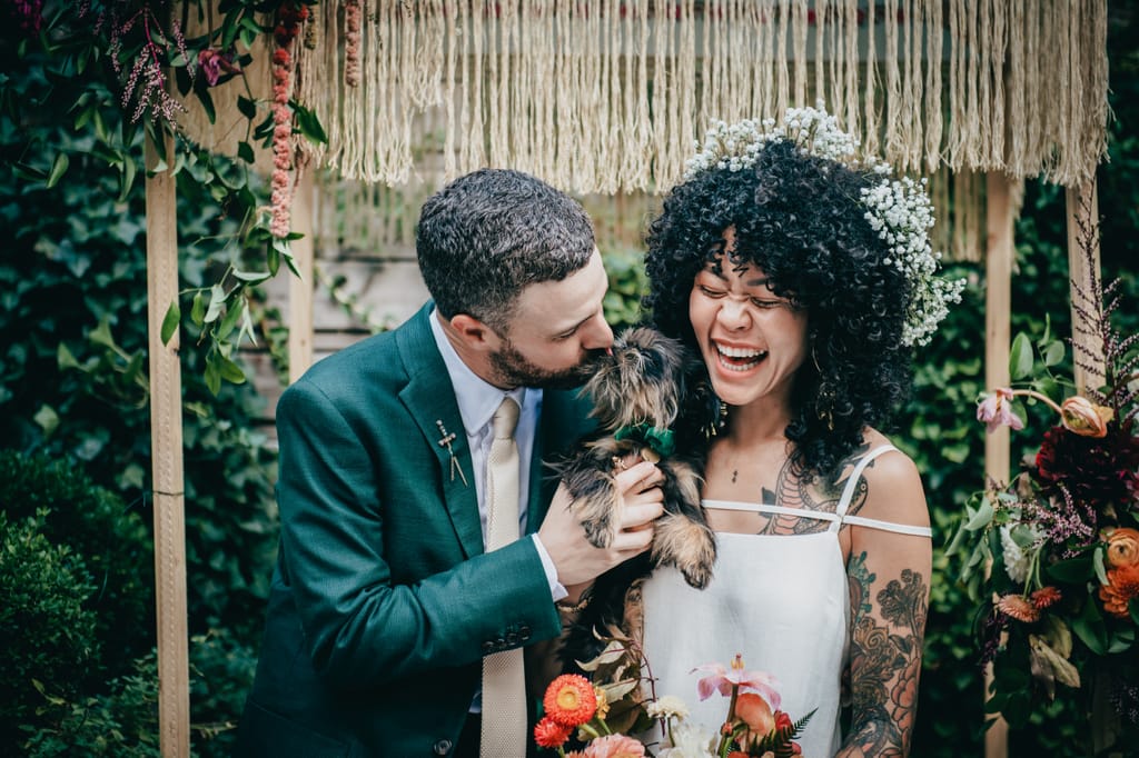 Sophie and Ben on their wedding day, photograph 65 of 100