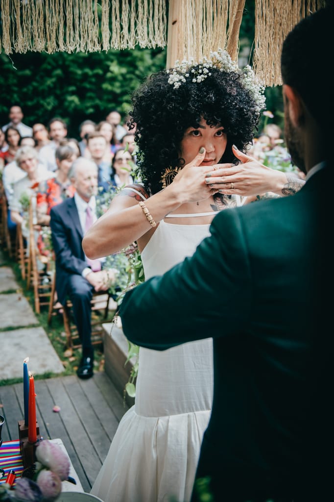 Sophie and Ben on their wedding day, photograph 54 of 100