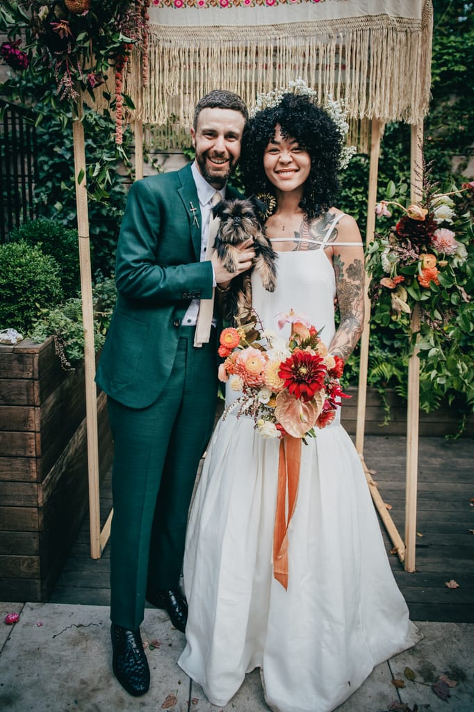 Sophie and Ben on their wedding day, photograph 63 of 100